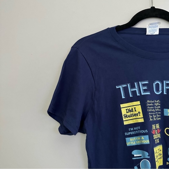 The Office Fan Blue Navy Tshirt TV show - Picture 4 of 5